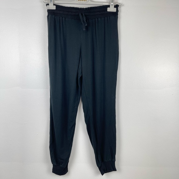 Splendid Black joggers Drawstring Pants Woman’s Size XS - Picture 1 of 11
